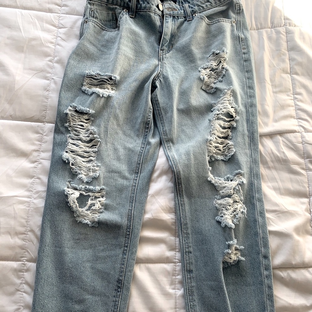 Ripped Mom Jean